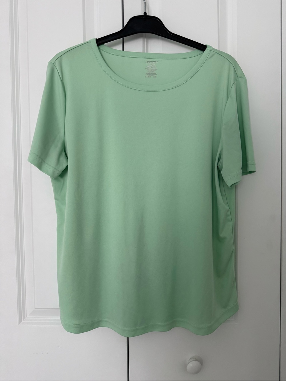 Jockey Basic Crew Neck Short Sleeve Top - Mint Green